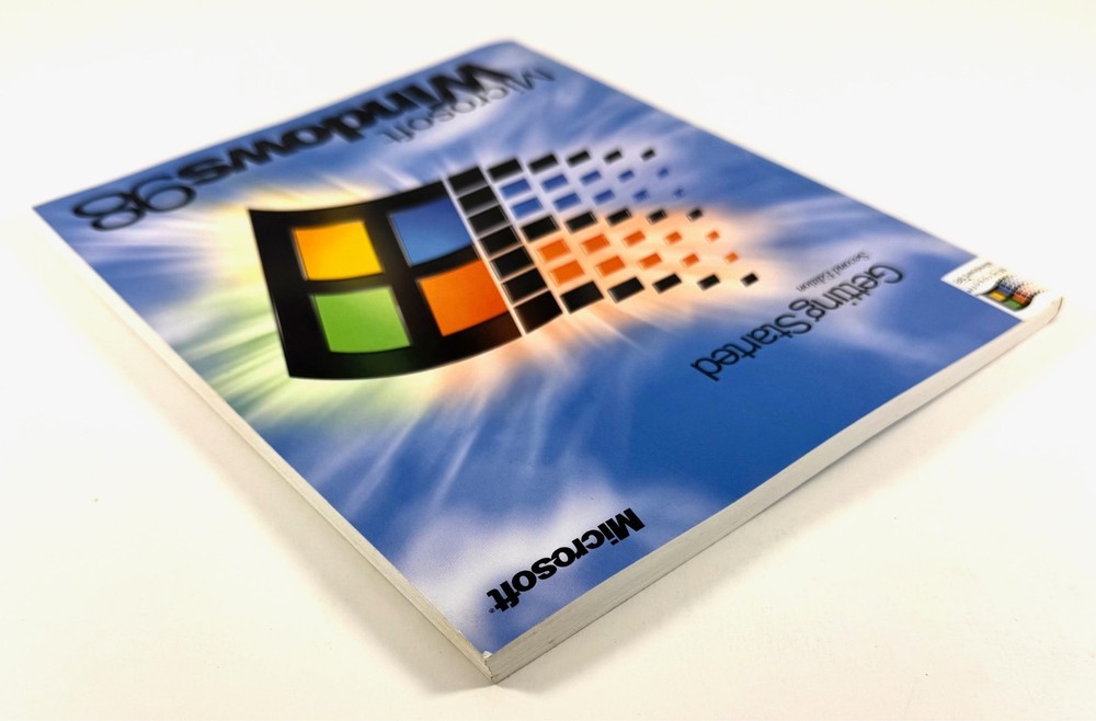 Vintage Microsoft Windows 98 Getting Started Manual Guide Book 1998