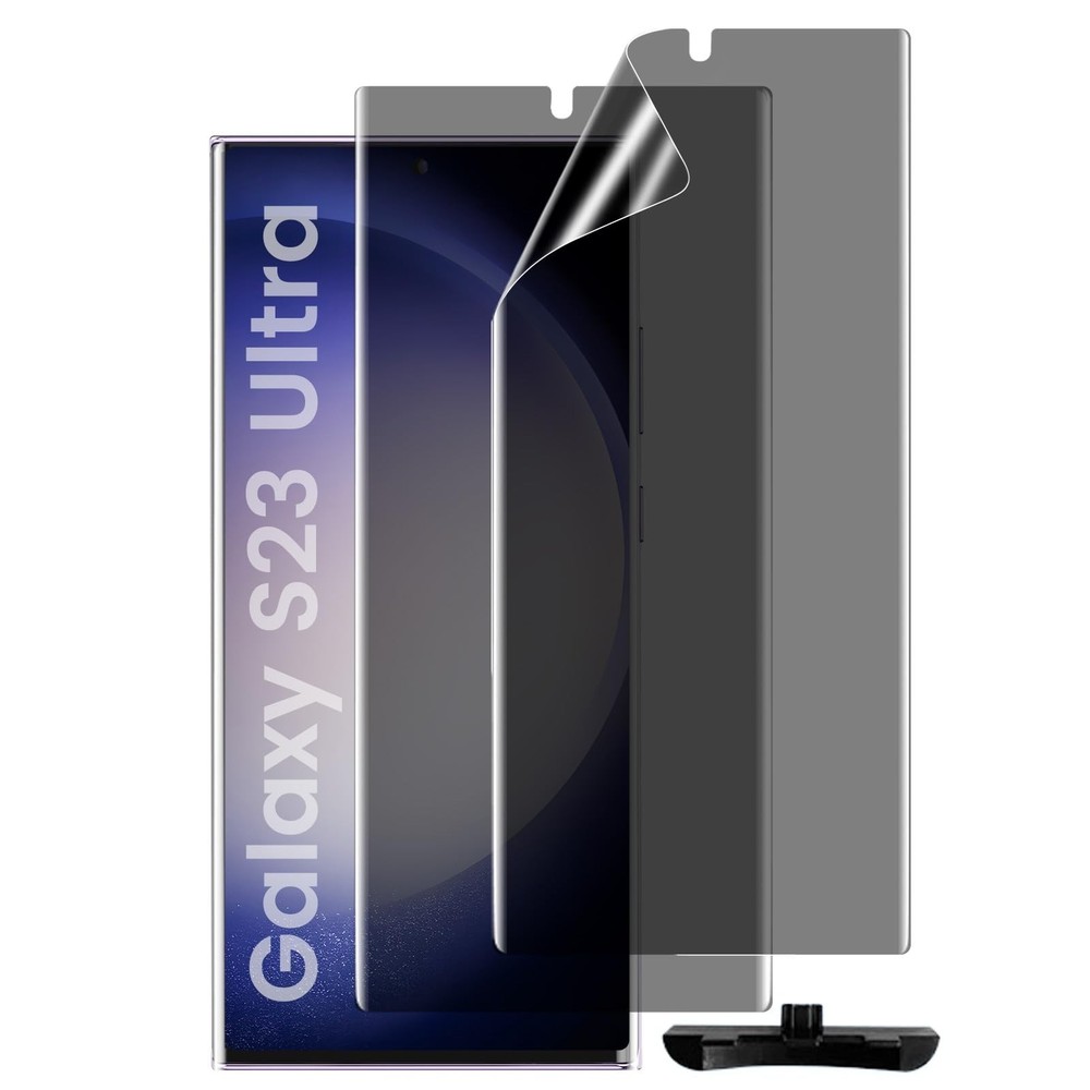 For Galaxy S23 Ultra Privacy Screen Protector [2 PACKS], Full Coverage Screen...
