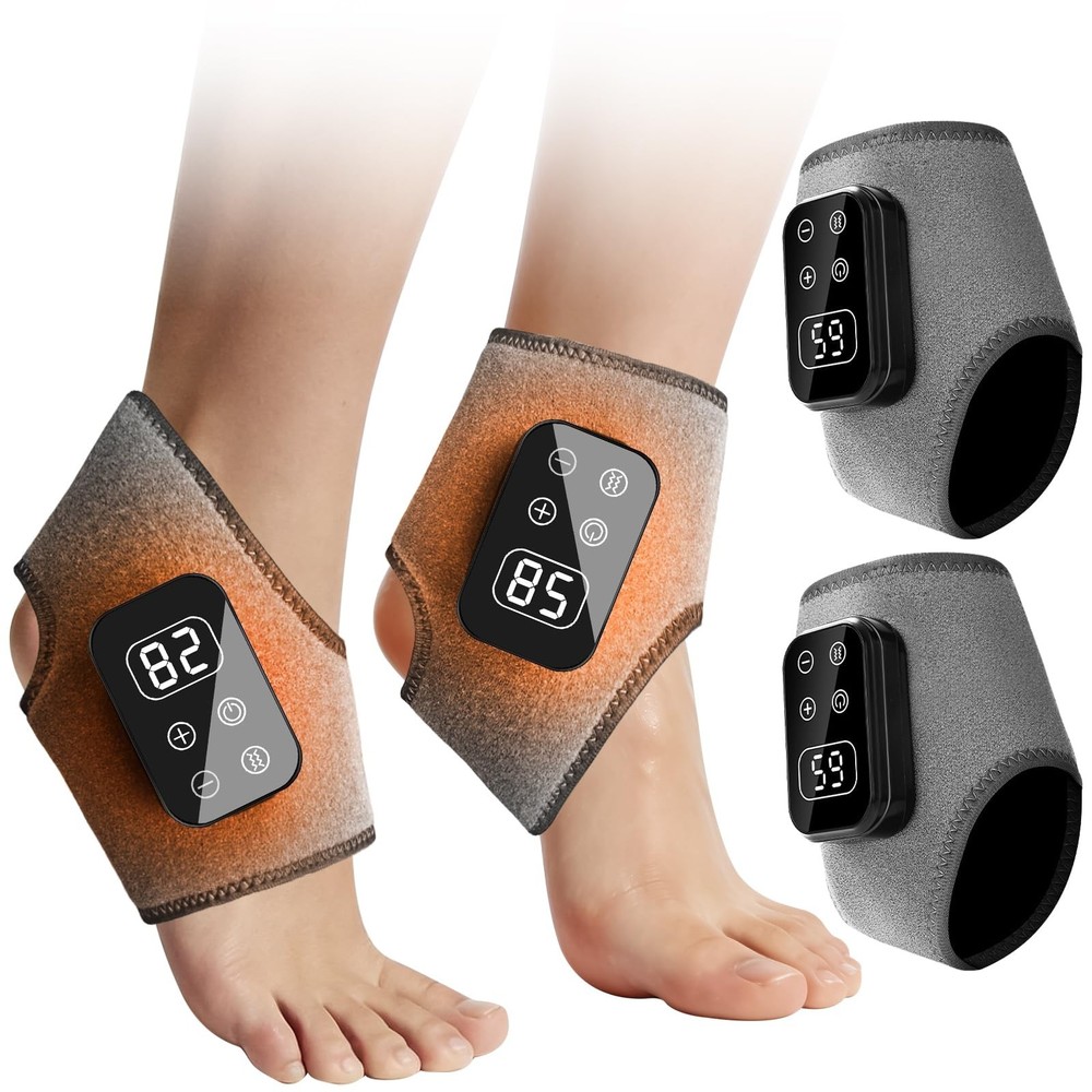 Foot Advanced Renew Triple Method Massager, 5-Speed & 5-Temperature, 2Pcs Cor...