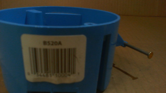 Carlon B520A 4" Round Polycarbonate Electrical Ceiling Box - New