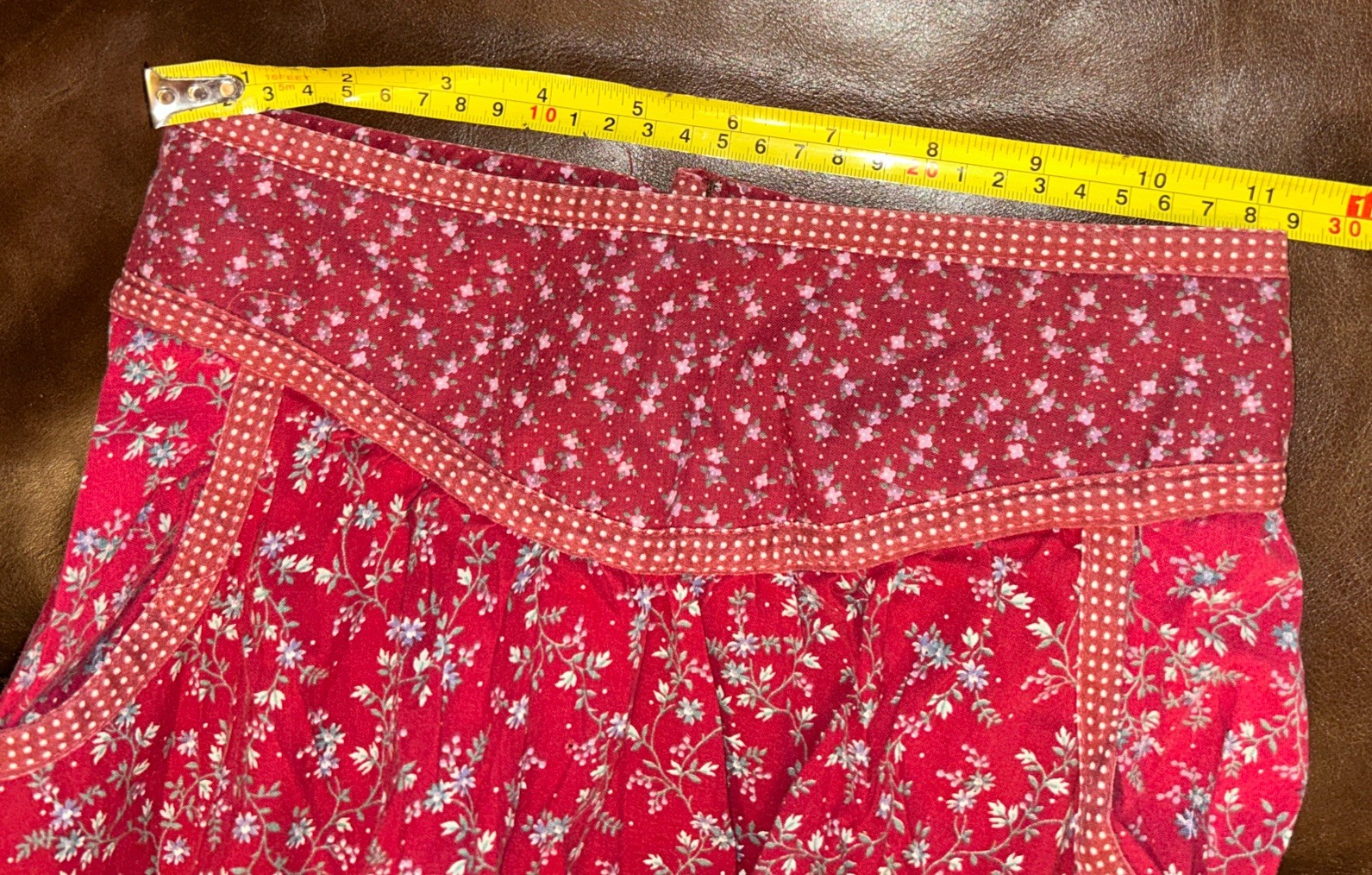 Vintage 70s Jessica's Gunnies San Francisco Burgundy Prairie Maxi Skirt Tiered