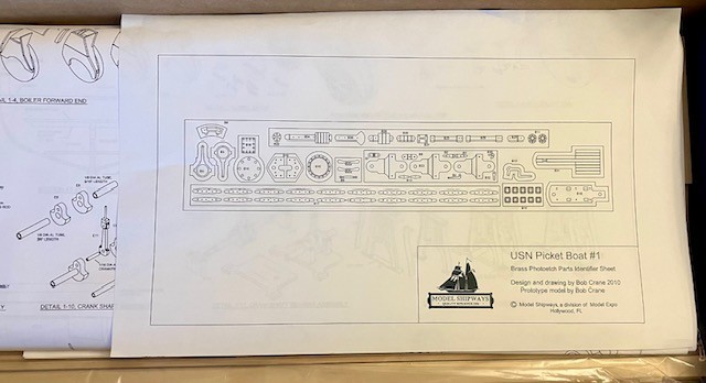 2010 MODEL SHIPWAYS KIT No. MS2261 PICKET BOAT - CIVIL WAR 1864