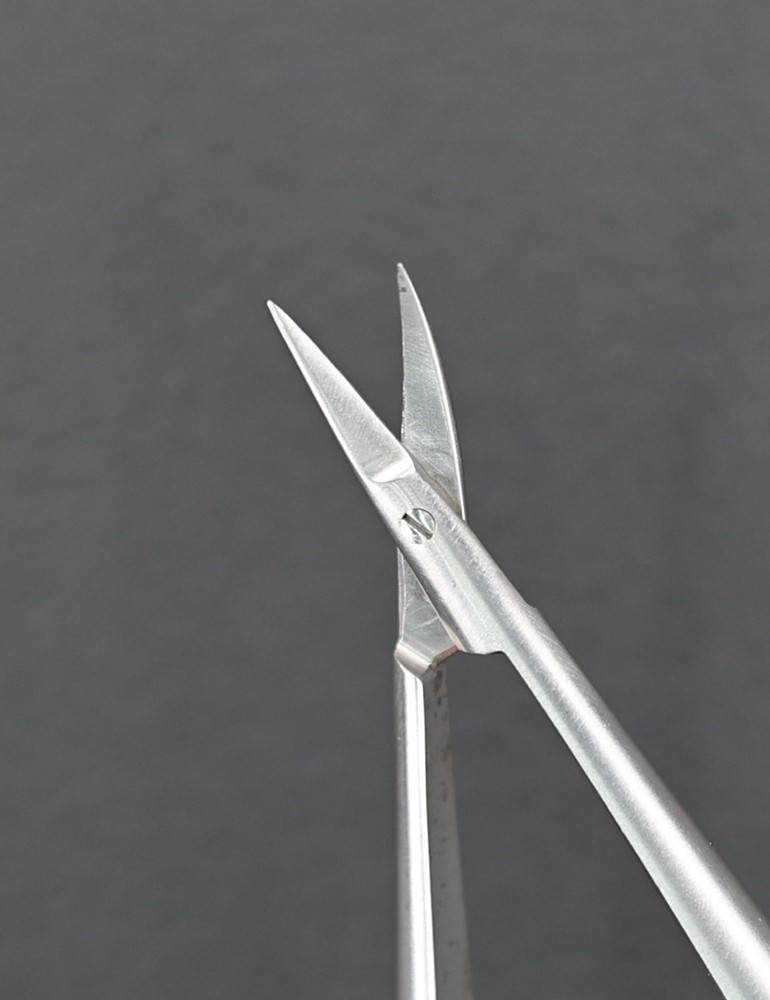 ASSI ASSI.SDC18R8F12 Dissecting Scissors, Delicate, Curved, Sharp/Sharp, 18cm