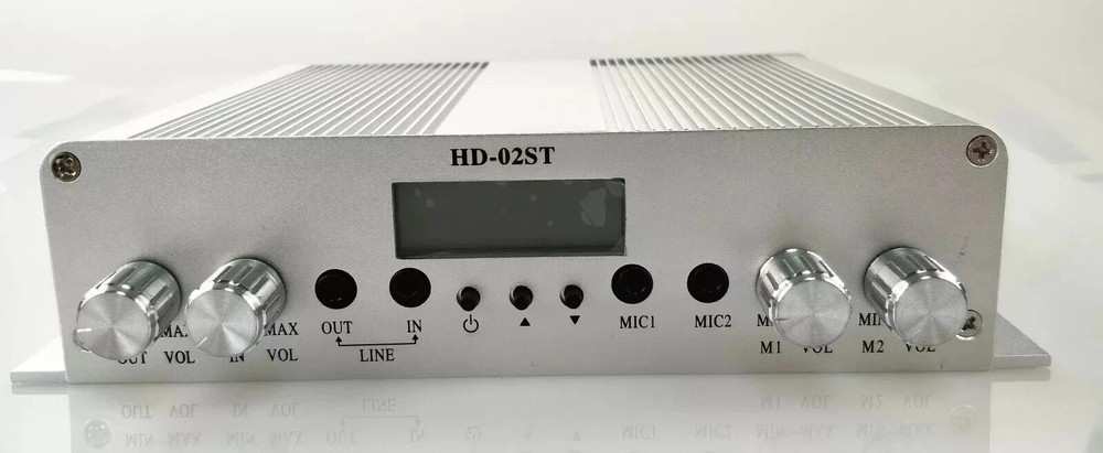 25W FM Radio Transmitter Stereo PLL Broadcast Station 88MHz-108MHz