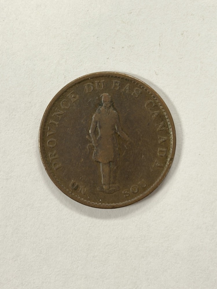 1837 Canada One Penny Bank Token