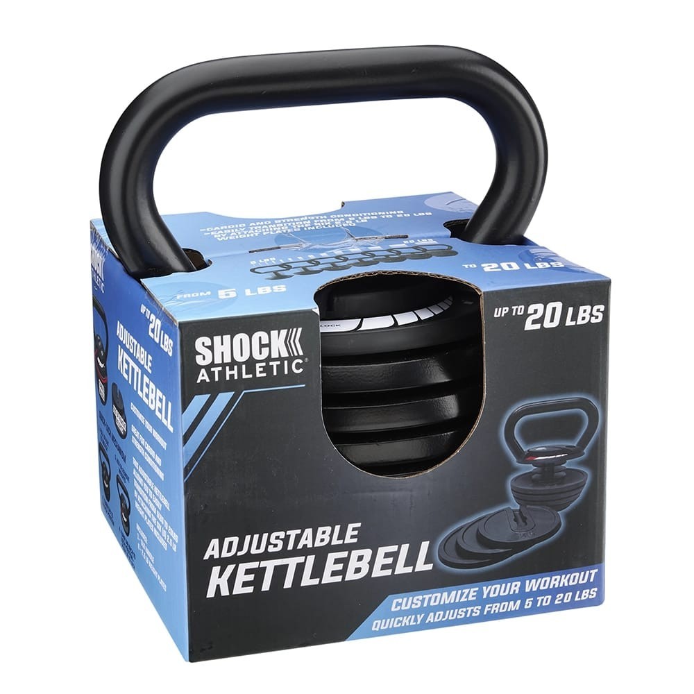 Shock Athletic 20 lb. Adjustable Kettlebell