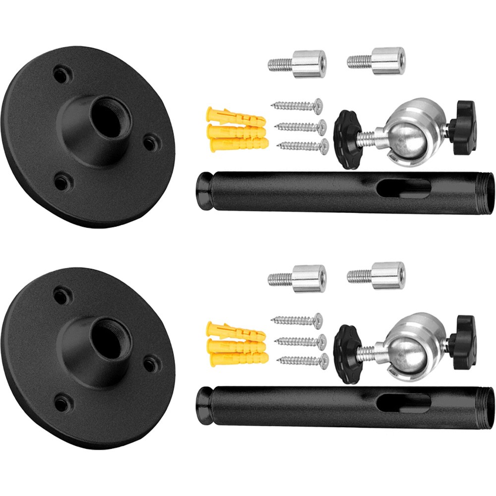 2Pc 360° Rotatable Universal Wall Ceiling Mount Stand For Mini Projector DVR NEW