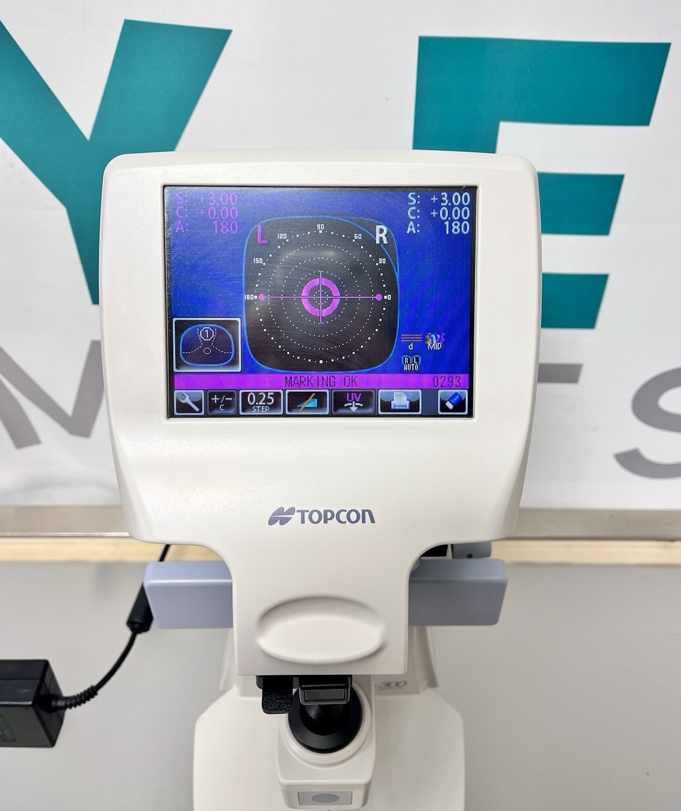 Topcon CL-300 Computerized Lensmeter/Lensometer w/ Built-in Printer