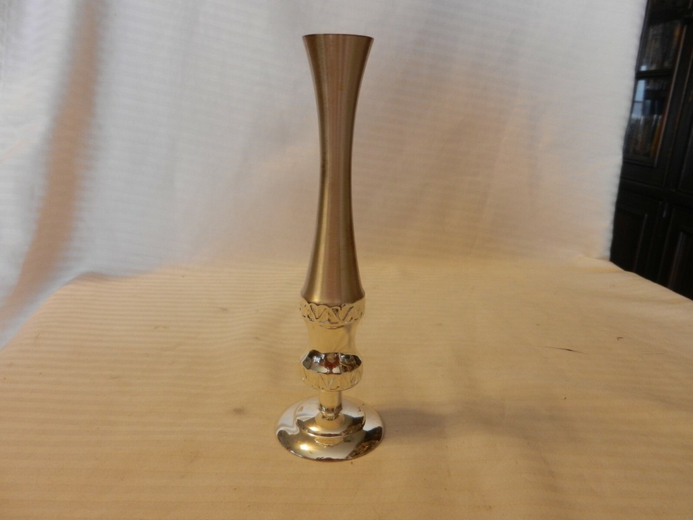 Vintage WMF Ikora Silver Plated Bud Vase from Germany 7.25" Tall