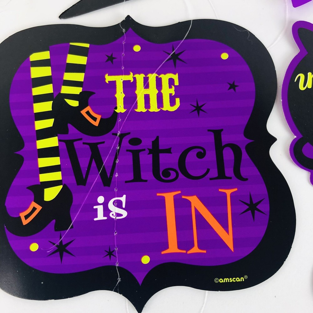 LOT (24) 7ft. String Halloween Decorations Classroom Party ￼￼Window Hanging￼