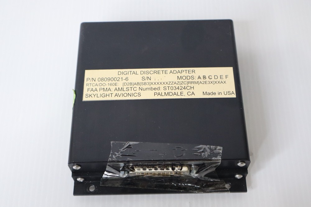 Skylight Avionics 08090021-6 Digital Discrete Adapter Removed Working