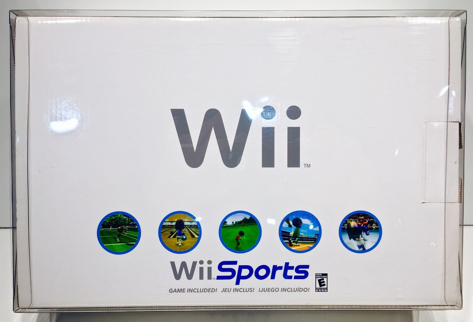 1 Clear Console Box Protector NINTENDO Wii Console Box Original Size! Read!