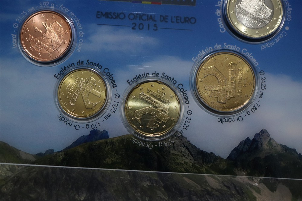 🧭 🇦🇩 ANDORRA 2015 MINT SET B87 #3 BX6