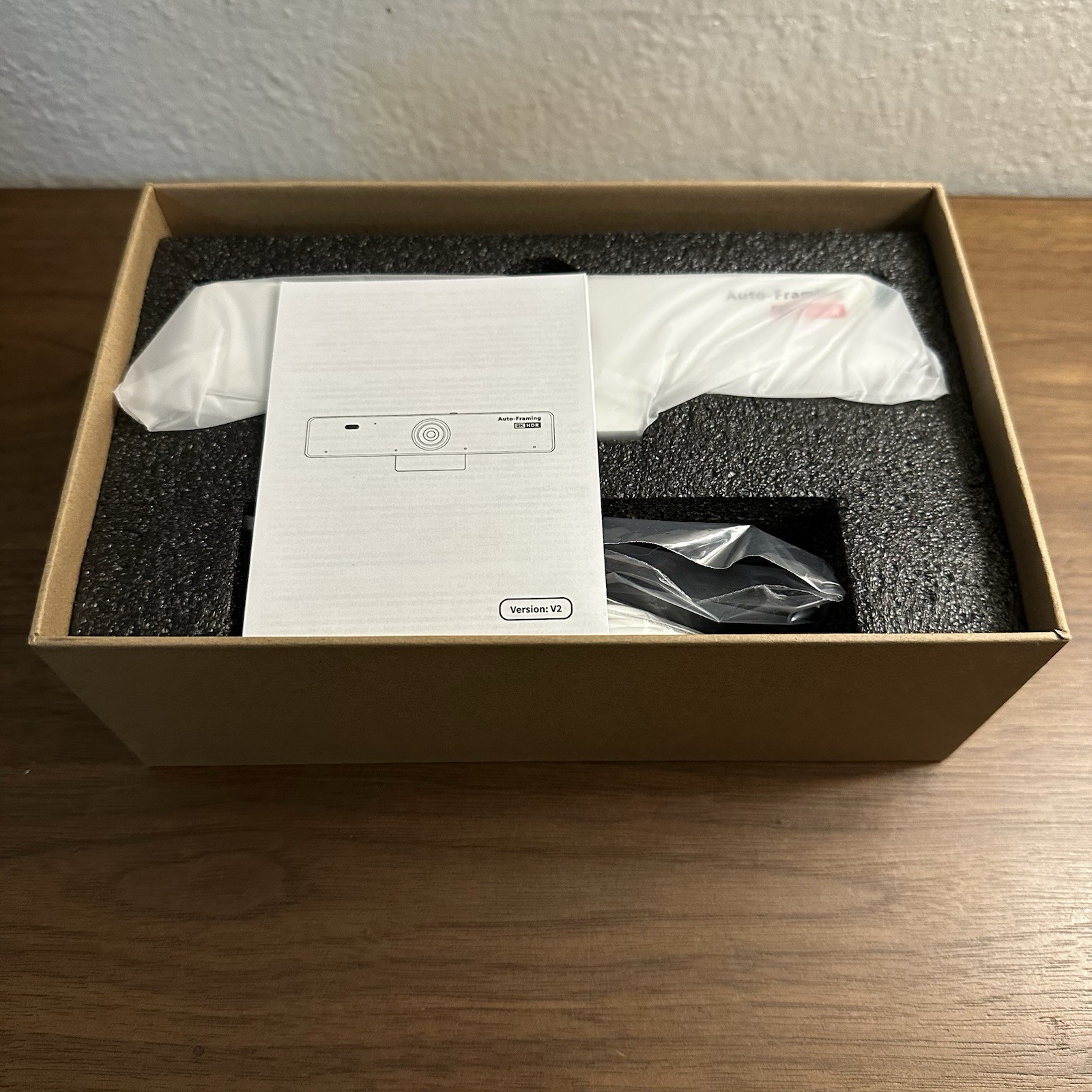 Nuroum Conference Camera AW-V21AF 4K Auto-Framing Webcam Open Box