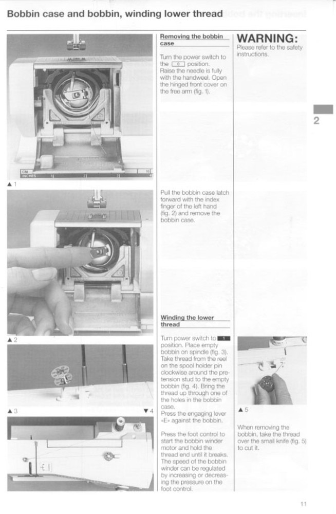 BERNINA 1260 Sewing Machine User Manual - EXTRA-DUTY WIRE BOUND - ROBUST COVERS