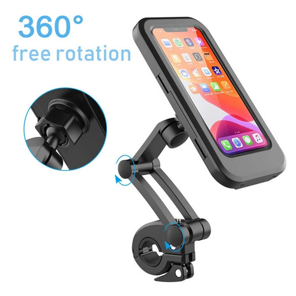 Adjustable Bicycle Phone Holder Universal Motorcycle Handlebar Cell Phone Mount