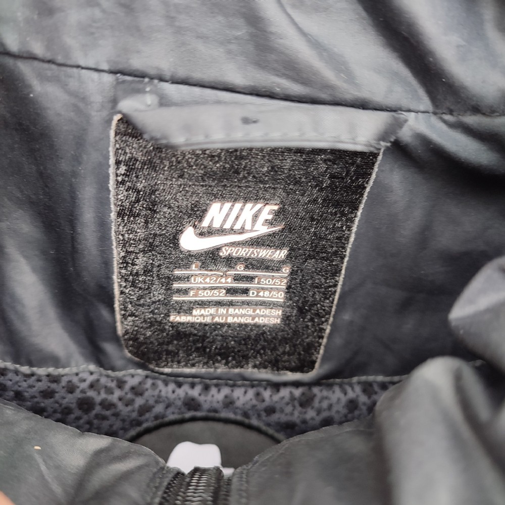 Nike Black Zip Up Jacket | Men's Large