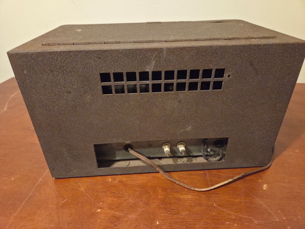 Lettine Radio Model 240 Ham Transmitter 807 Tube 40W AM CW POWERS ON w/ Flyer