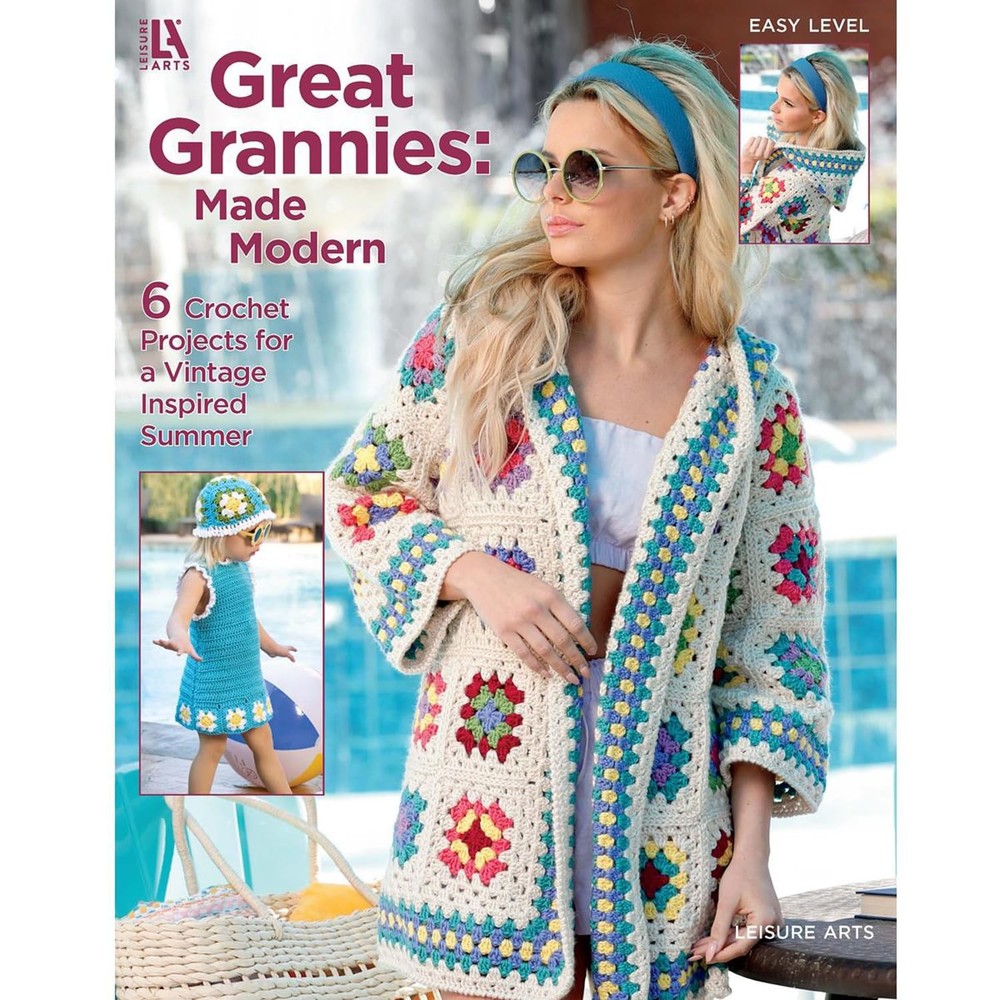 Great Grannies Made Modern Crochet Pattern Book Granny Square Projects