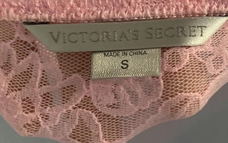 Victoria's Secret Lace Slip Dress Sz XS? Light Pink Sheer Ruffle Bow Lingerie