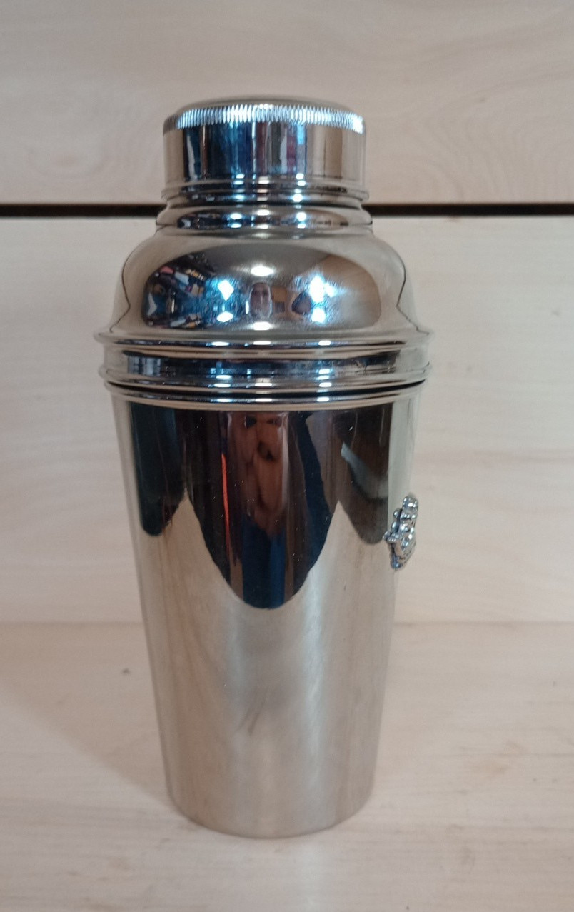 VTG TRAVEL COCKTAIL SHAKER SET WITH 4 SHOT GLASSES & LEATHER CARRYING CASE INDIA