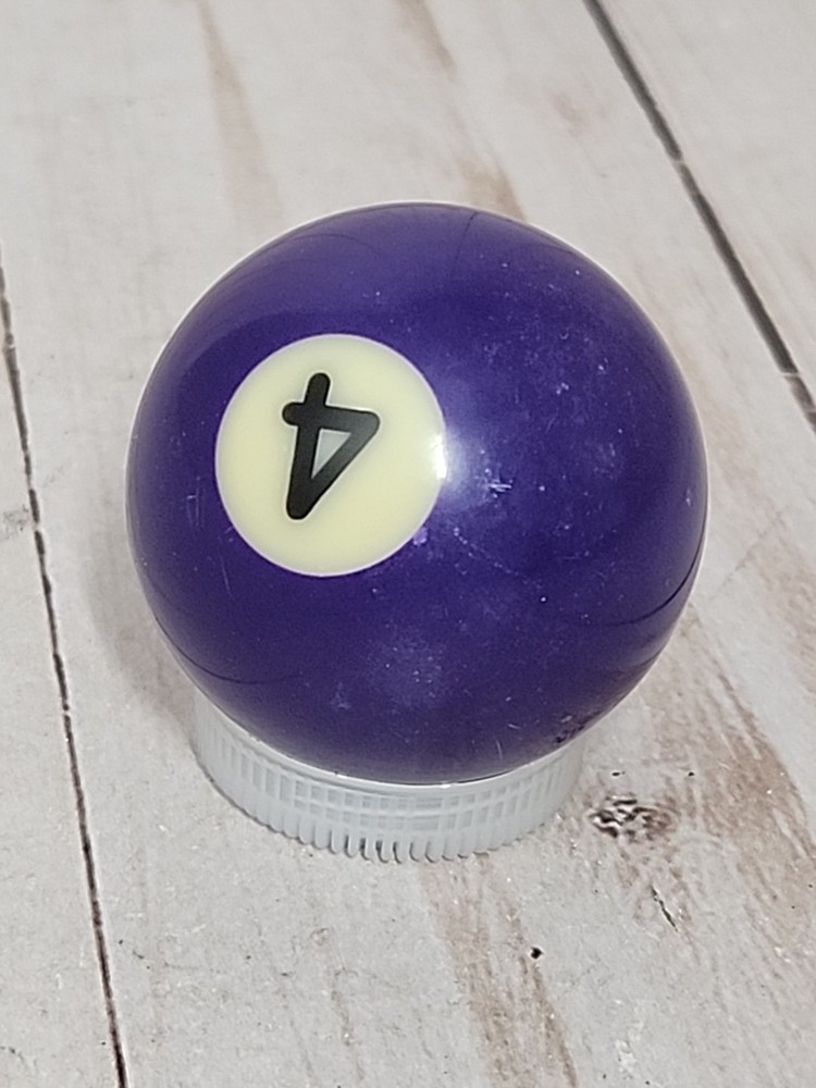 Replacement Mini Billiards Pool Ball - 1.5" Diameter - Solid Purple #4 Ball
