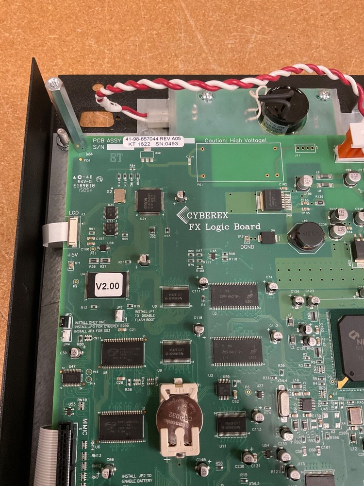 Cyberex 41-98-657044 LCD PCA FX Logic Circuit Board with Control Panel Display