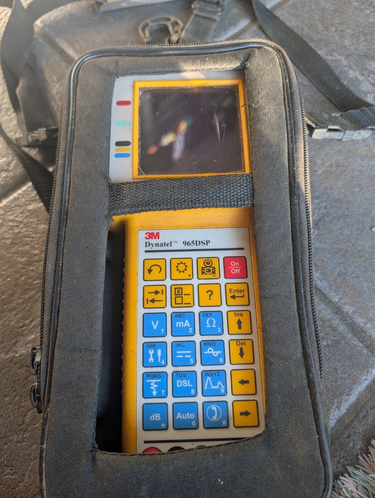 3M Dynatel 965DSP Loop Analyzer TDR With Case & Wires