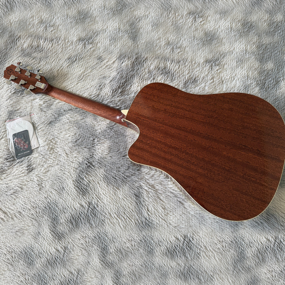 Acoustic Guitar For Beginners And Easy To Lear.High-Quality Double Solid Spruce