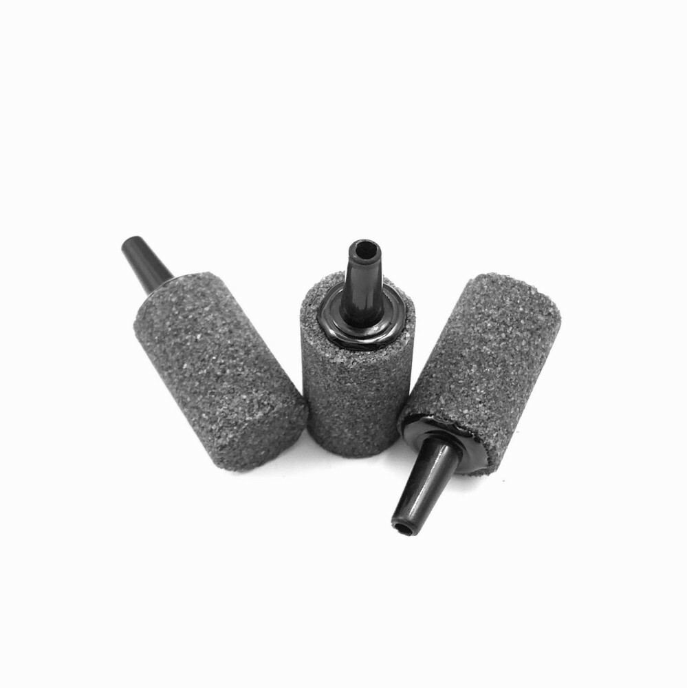 HiSin 1" X 0.6" Cylinder Air Stone for Aquarium & Hydroponics [100 Count]
