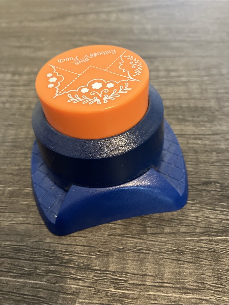 Fiskars Corner Combo Emboss & Punch Laurel - 3 Styles Paper Punch