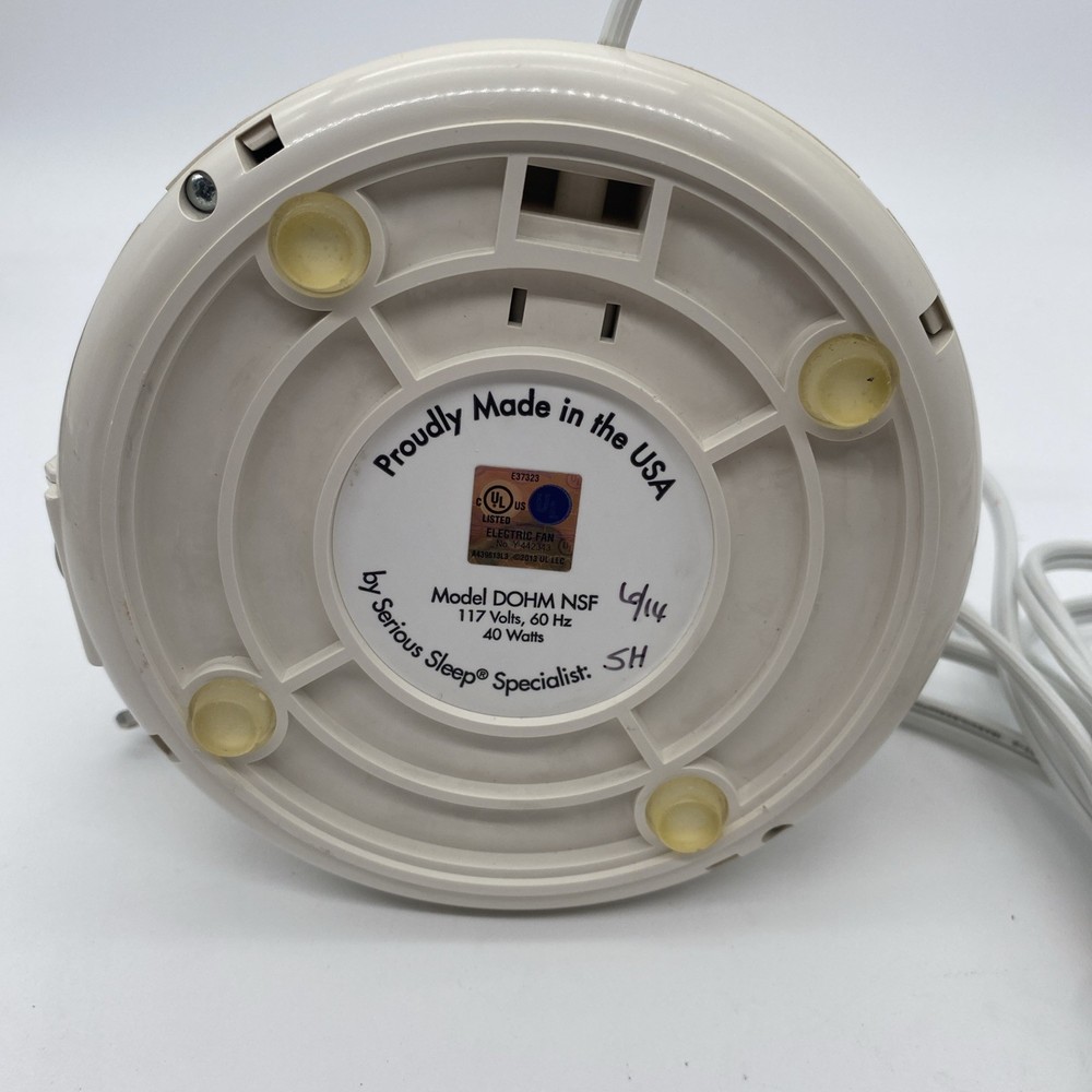 Dohm NSF White Noise Machine By Serious Sleep