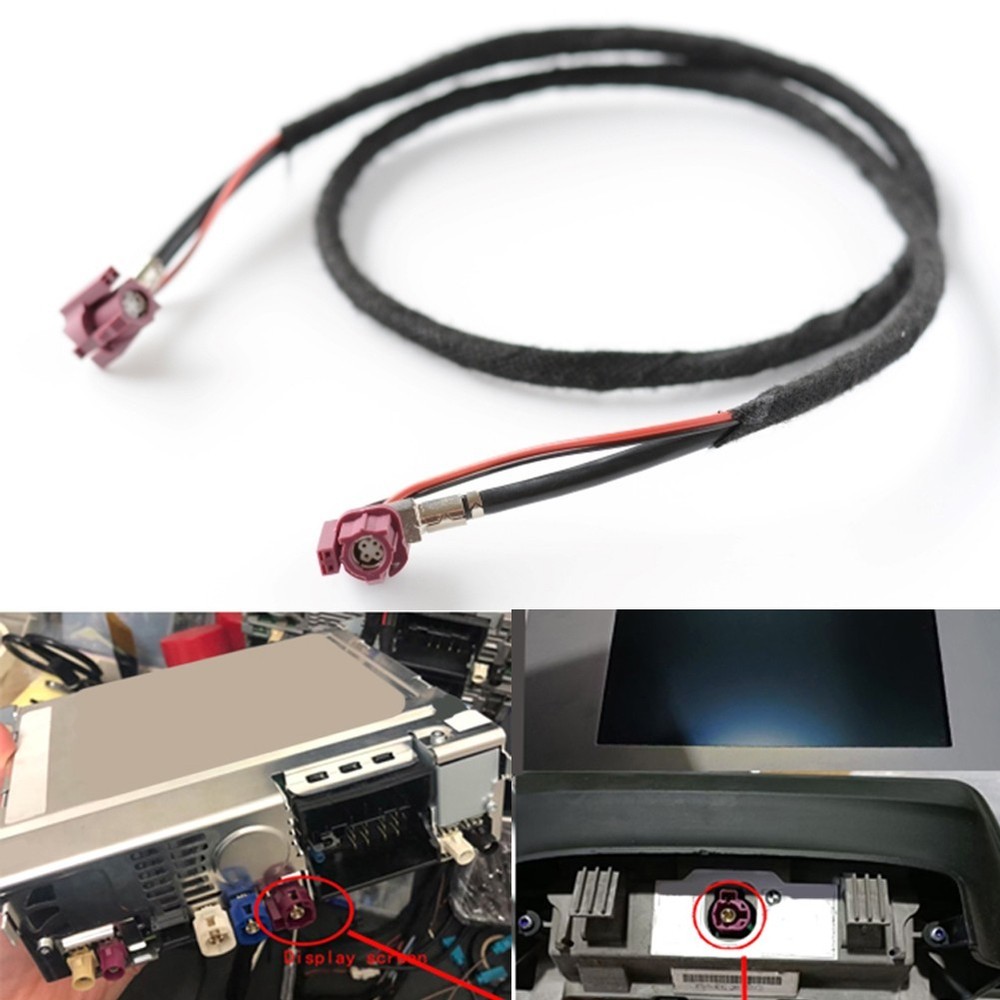 12V Video Connection Cable for BMW For EVO Host Reliable for Easy Setup