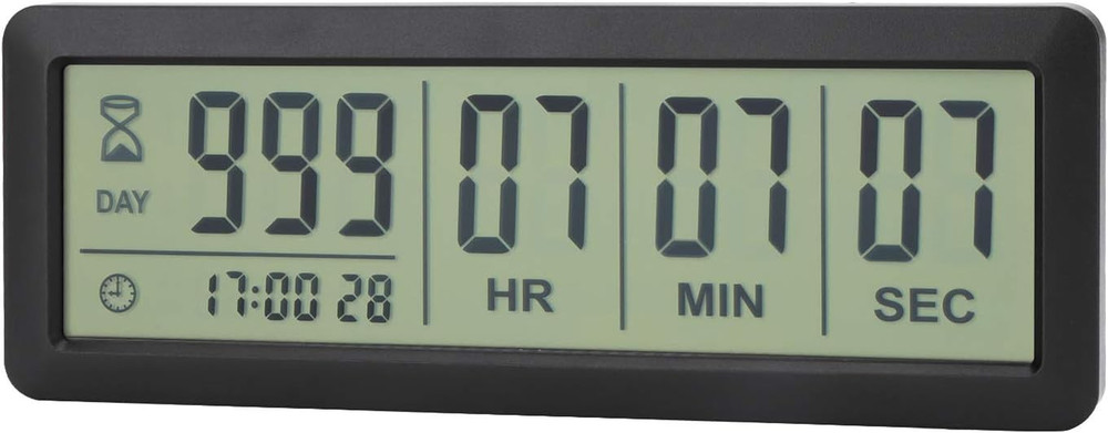 Digital Countdown Days Timer - Ay4053-Black Upgraded Big 999 Days Count down ...