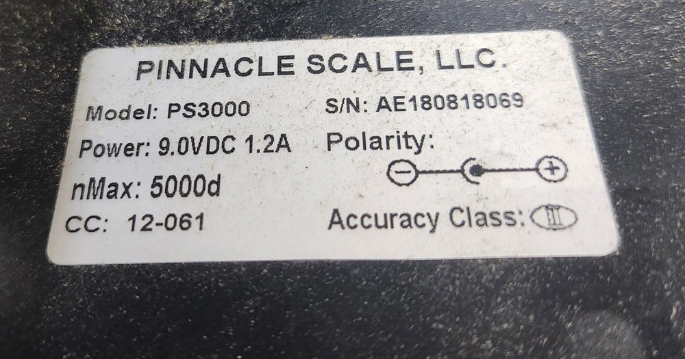 PINNACLE FLOOR SCALE PS3000-Used