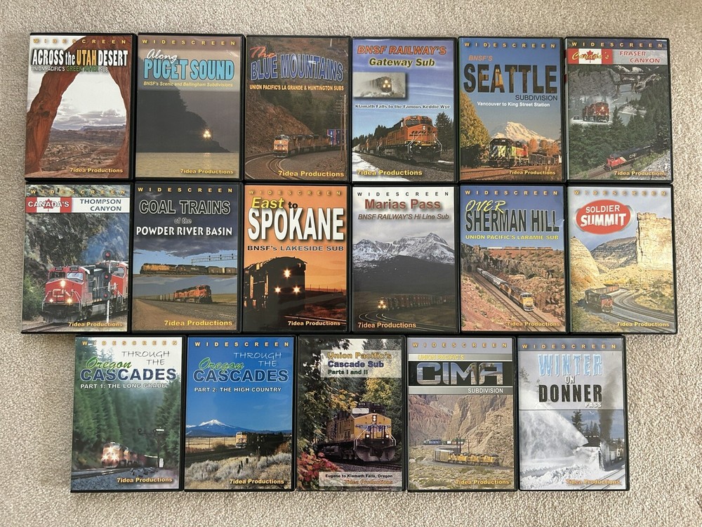 Railroad DVDs by 7idea Productions