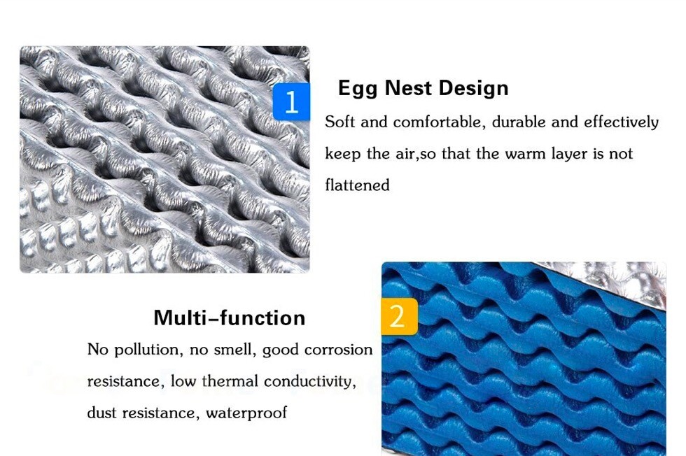 Folding Solid Foam Aluminium Lightweight Camping Sleeping Hiking Mattress Mat