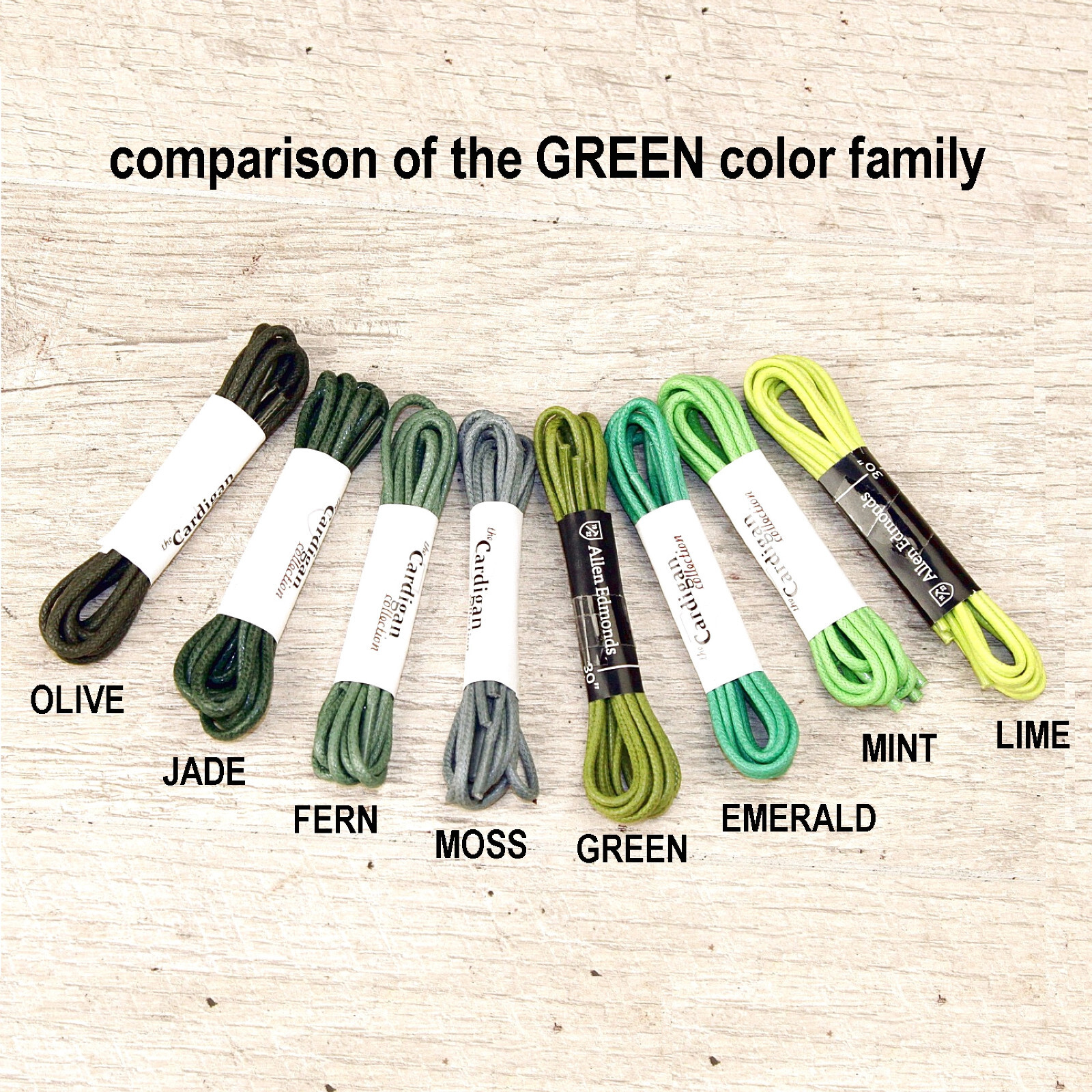 MIX MATCH COLORS dress SHOELACES laces (any qty =one ship charge) Allen Edmonds