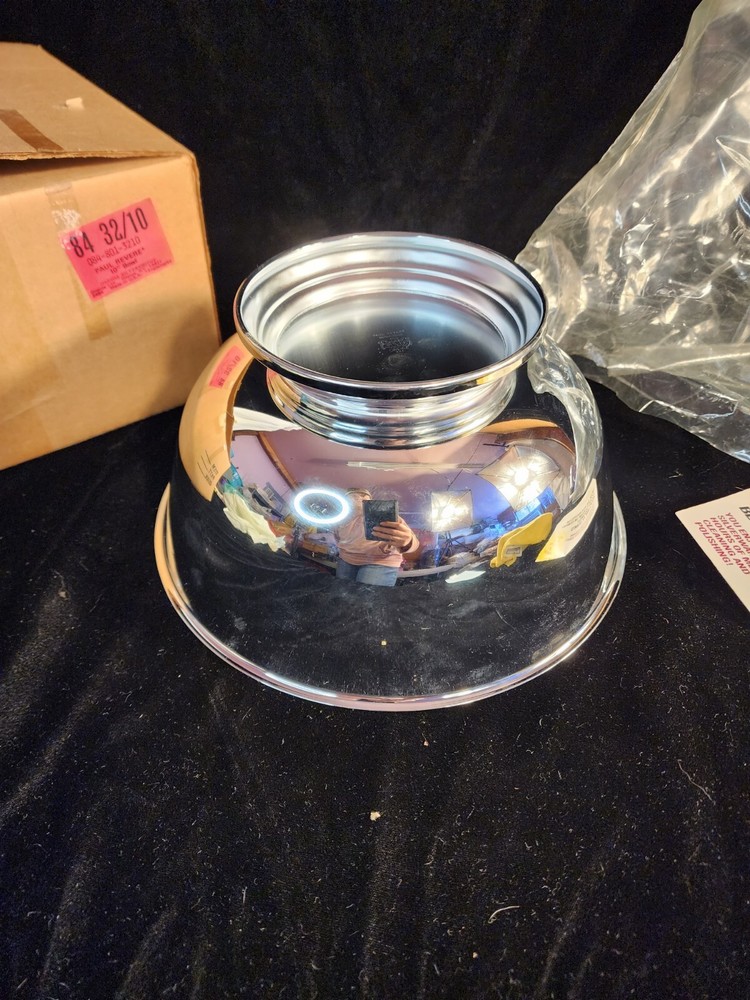Vintage Paul Revere Silver 10" Bowl In original Box Oneida Silversmiths