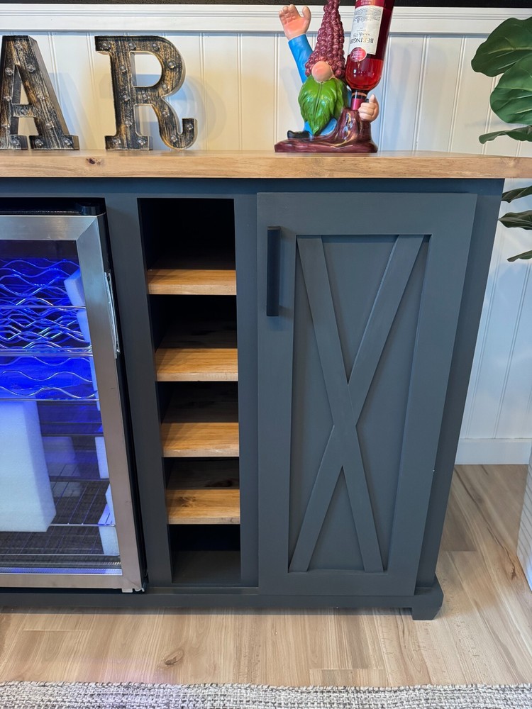 Bar Cabinet with Fridge