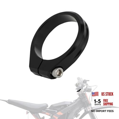 EBike Riser Clamp Front Fork Handlebar Kit CNC for Surron Sur Ron LBX black