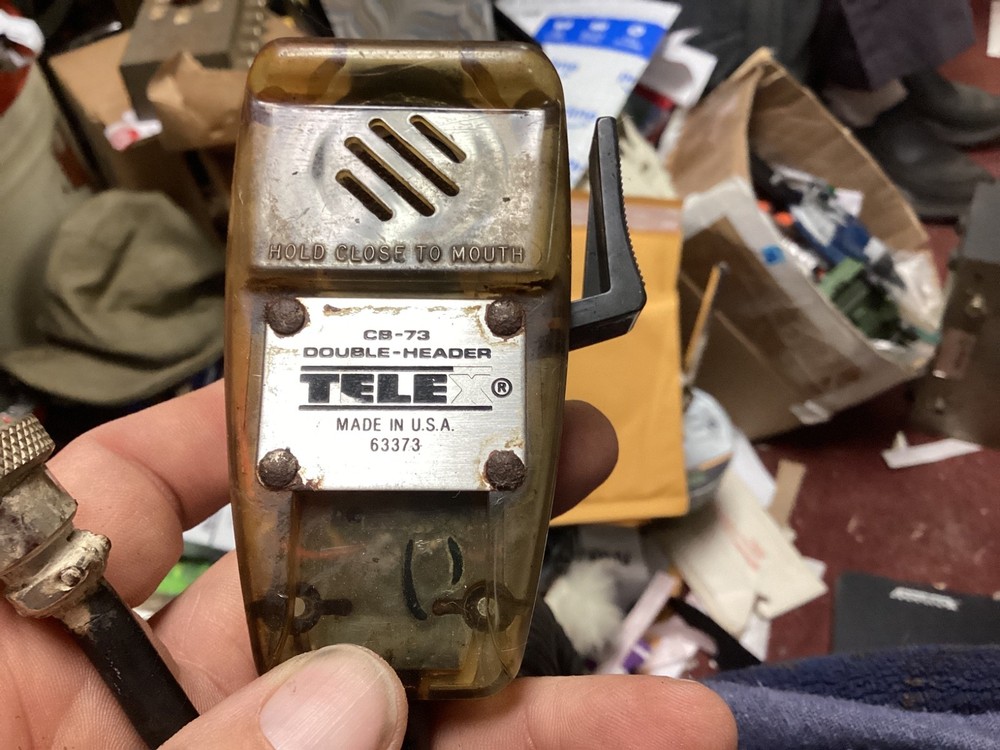 Telex CB-73 Noise Canceling Mic Rare untested