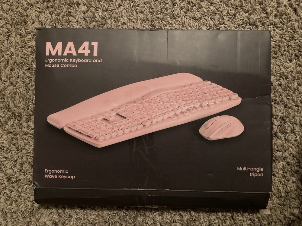 Sablute MA41 Wireless Wave Keyboard & Mouse Combo –  2.4 GHz