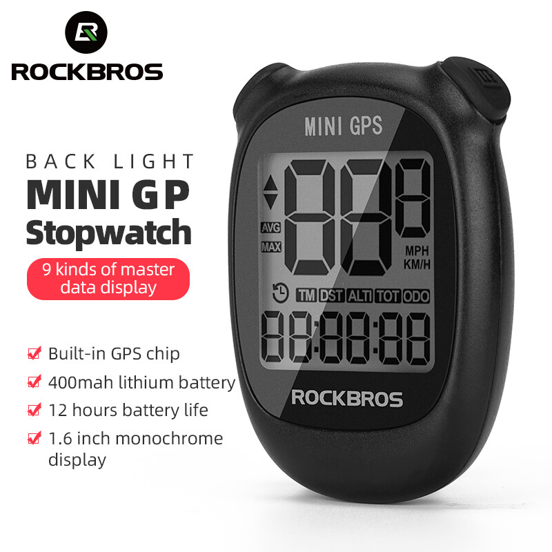 ROCKBROS Wireless Bicycle Computer ANT+ GPS Cycling Computer +Bicycle Mount