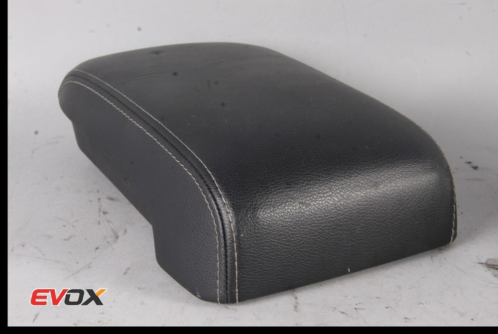 08-15 MITSUBISHI LANCER EVOLUTION EVO X CENTER CONSOLE ARMREST LID LEATHER