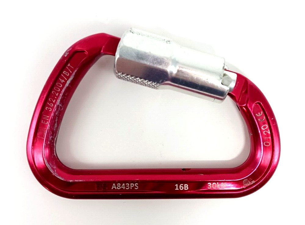 Penn Safe A843PS Kwik lock Carabiner- Red