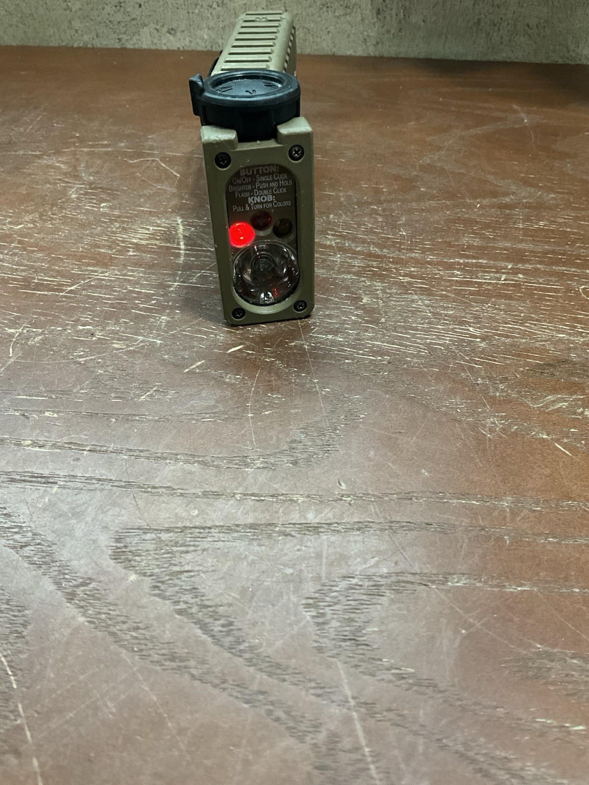 STREAMLIGHT MILITARY SIDEWINDER TACTICAL FLASHLIGHT RED/WHITE/BLUE/IR COYOTE TAN