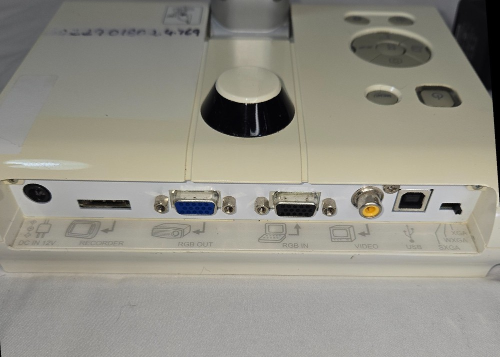 Elmo TT-02RX Digital Document Presenter Camera Projector USB VGA AC Adapter