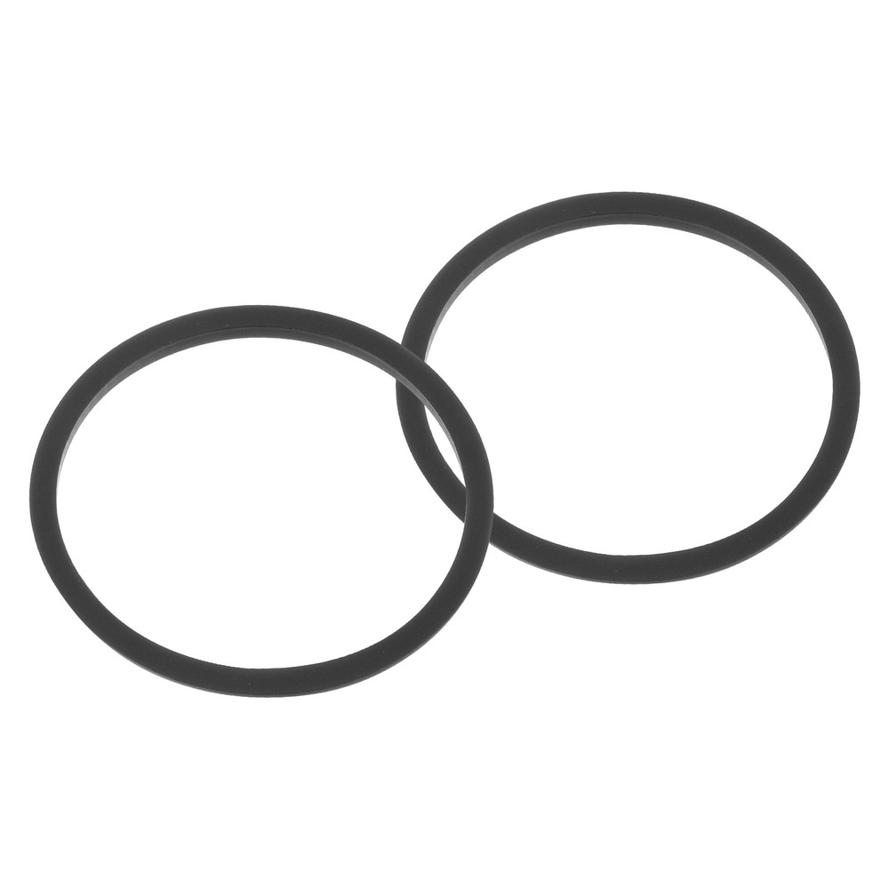 2pcs 40oz Replacement Silicone Lid Seals Ring (3", O-shaped, Black)