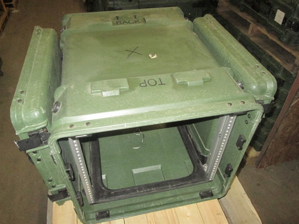 Rackmount 09U x24 ECS Legacy Composite Shock Mount Rack Case Shockmount